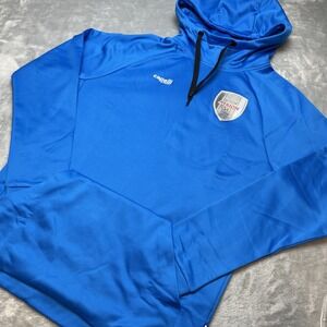 Capelli Sport Albion SC Hoodie Mens S Blue Raglan Sleeve Silicon Valley Soccer